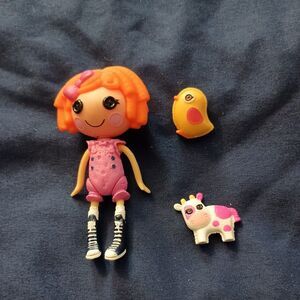 Lalaloopsy Mini Dolls: SUNNY SIDE UP With Pet Cow and Chicken